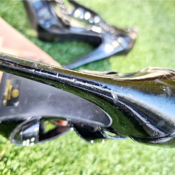 Women's Paprika studded open toed heels - Picture 10 of 12